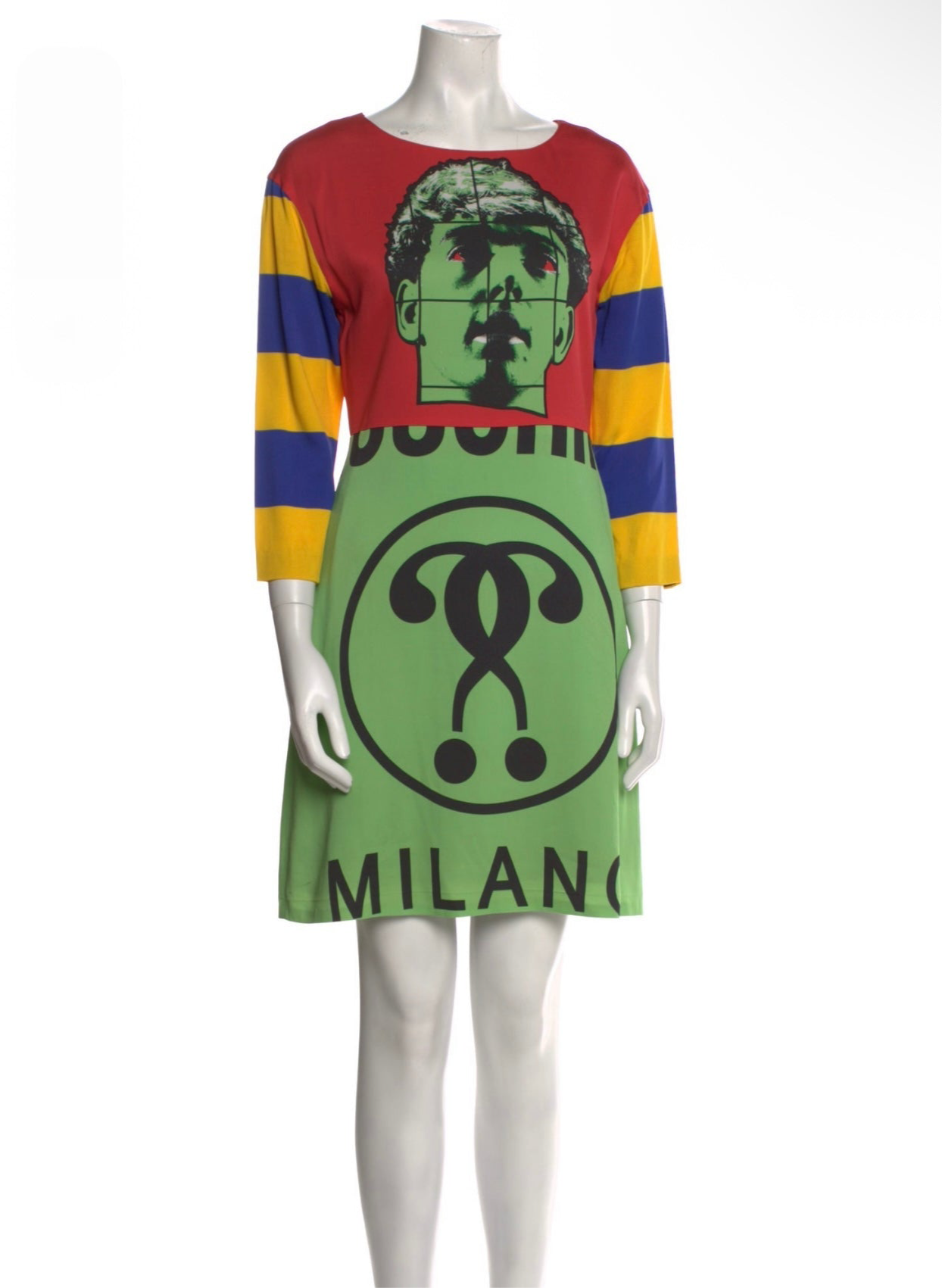 Moschino Couture Printed Mini Dress