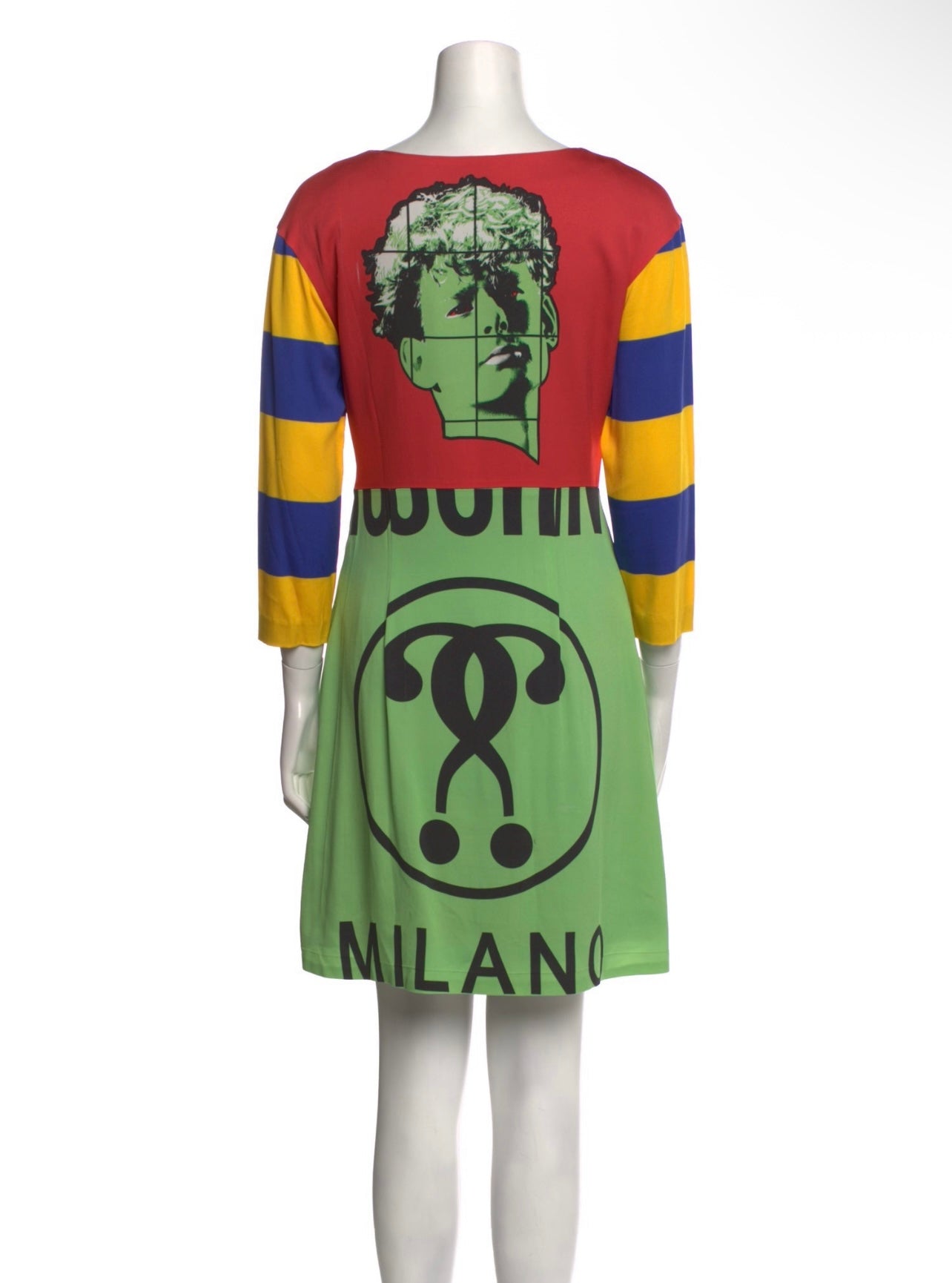 Moschino Couture Printed Mini Dress